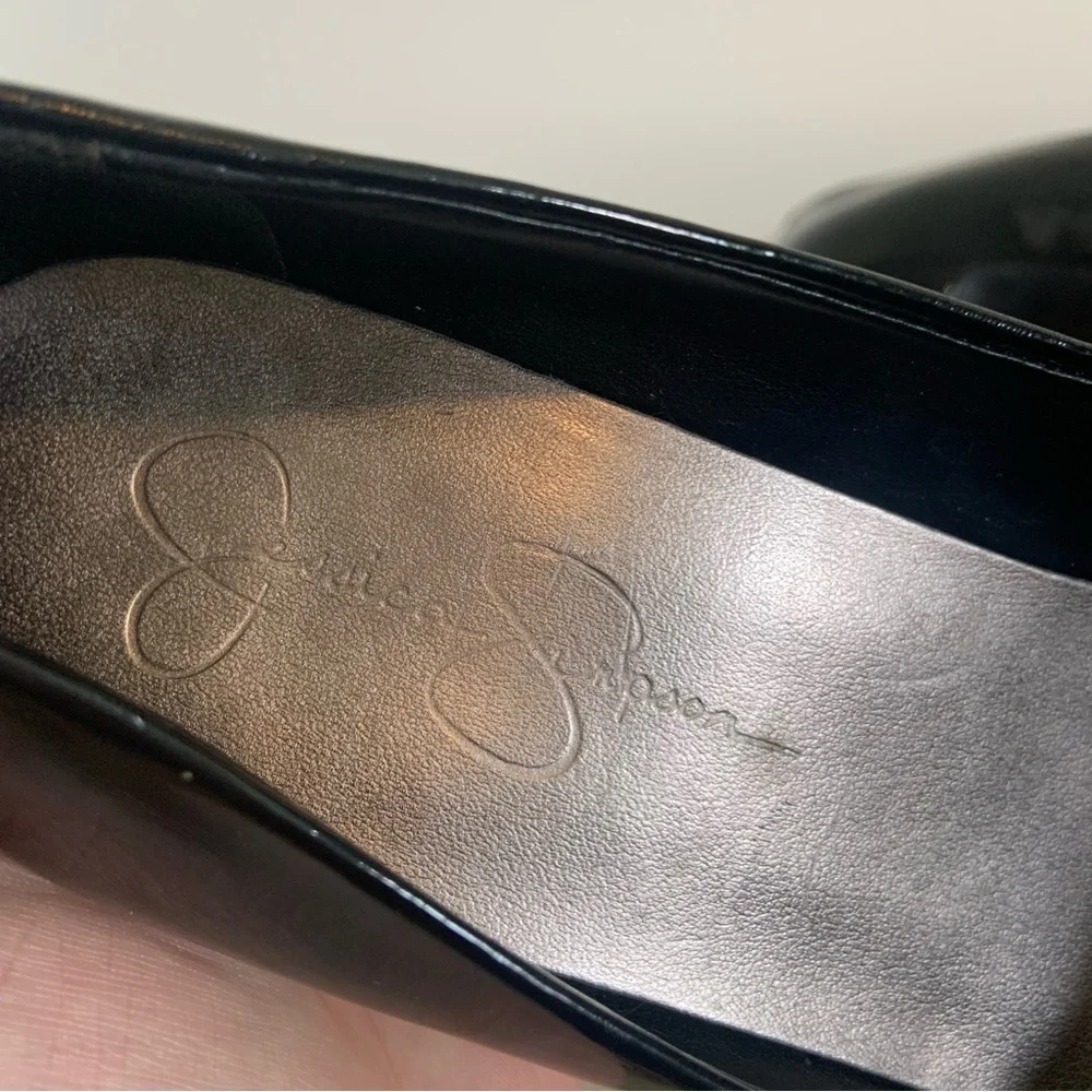 Jessica Simpson Black Peep Toe Heel - Picture 5 of 5